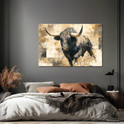 Rennender Stier
