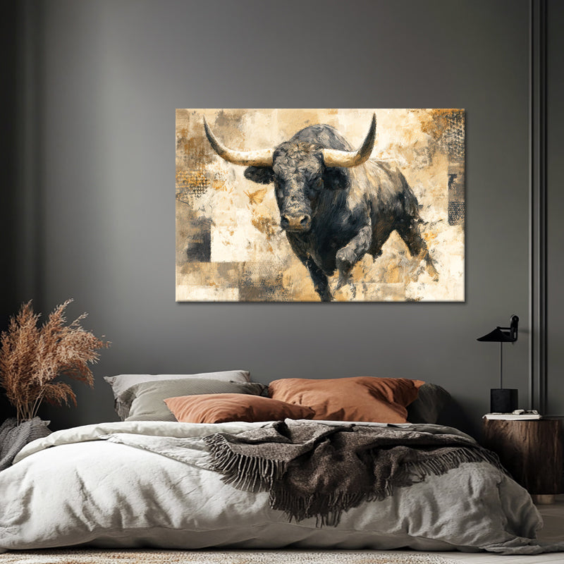 Rennender Stier