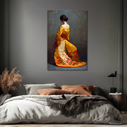 Japanisches Frauenkunstwerk