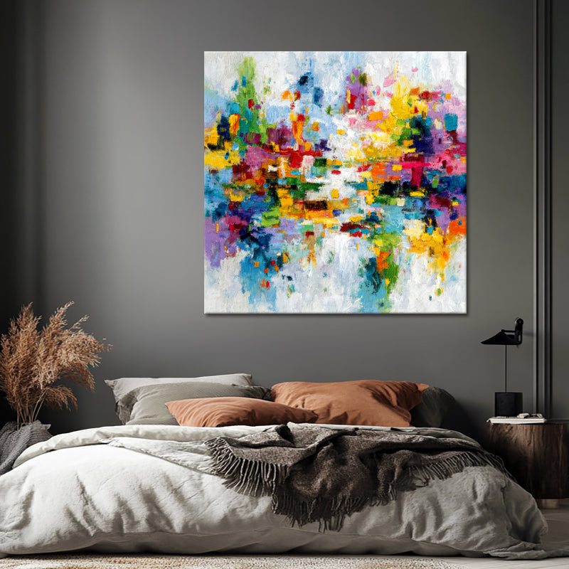 Farbenfrohes abstraktes Kunstwerk