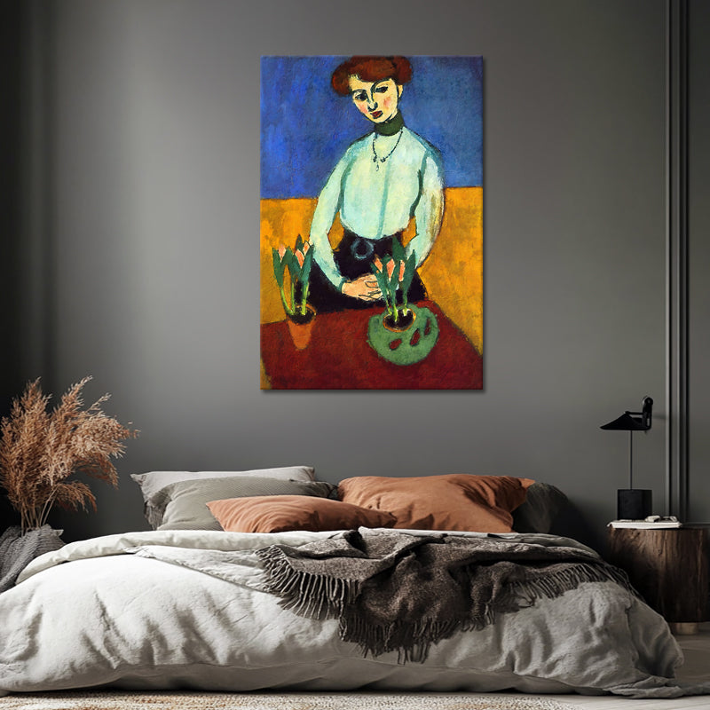 Junge Frau mit Tulpen – Henri Matisse