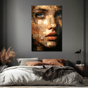 Weibliches Kunstporträt