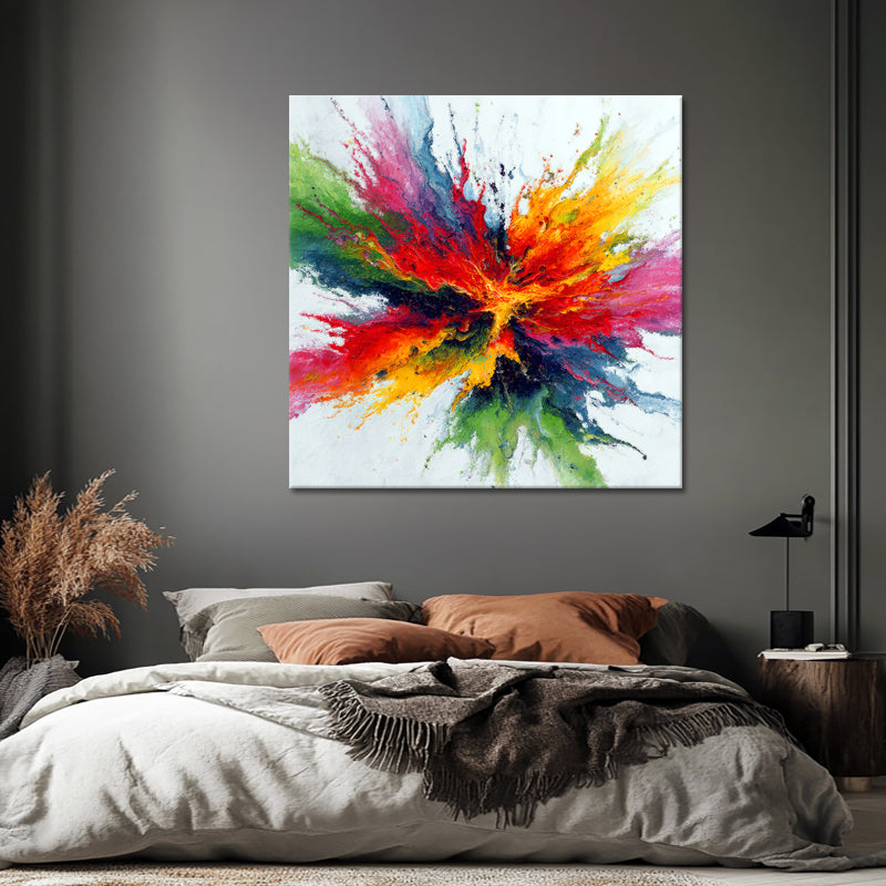 Abstrakte Farbexplosion