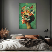 Frida Kahlo mit Schmetterlingen