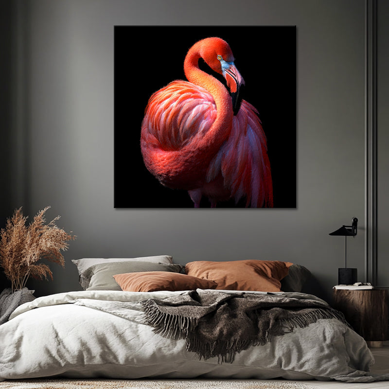 Flamingo-Wanddekoration