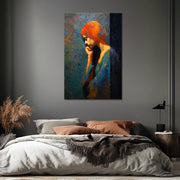 Kunstwerk Frau in Seitenansicht I
