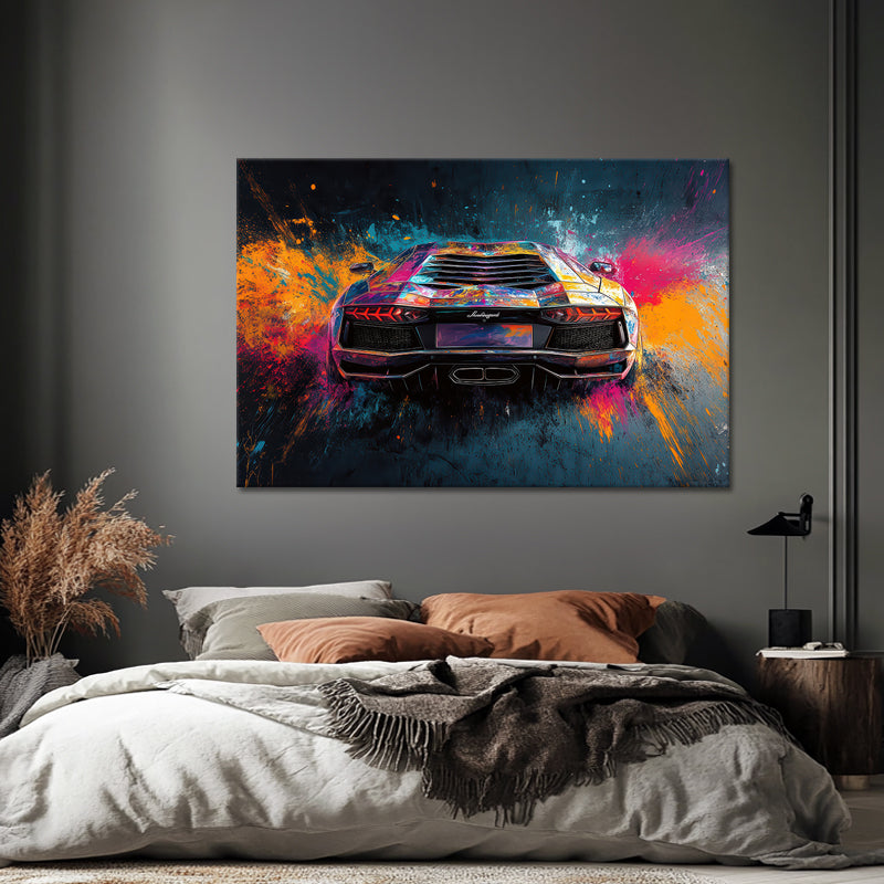 Lamborghini Aventador Gemälde