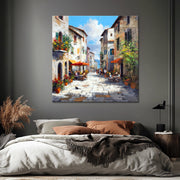 Italienisches Dorf Kunstwerk