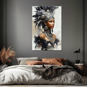 Porträt einer afrikanischen Frau
