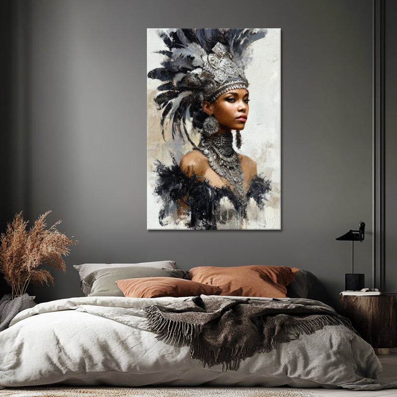 Porträt einer afrikanischen Frau