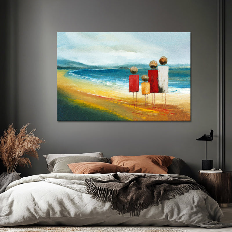 Familie am Strand