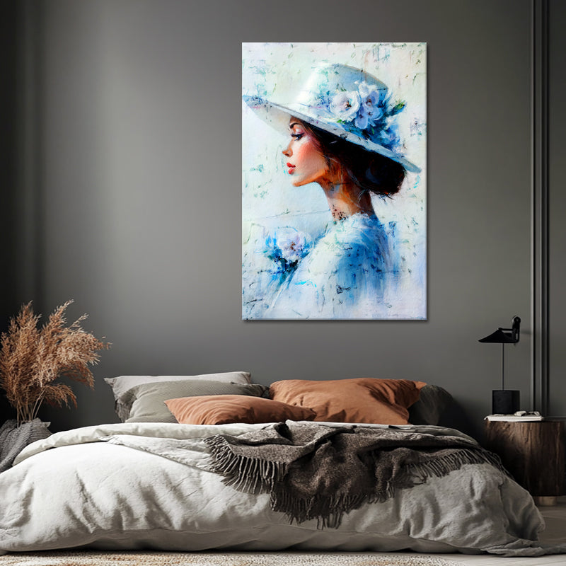 Moderne Frau mit Hut