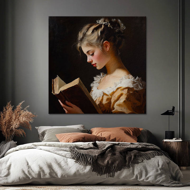 Mädchen, das ein Buch liest I