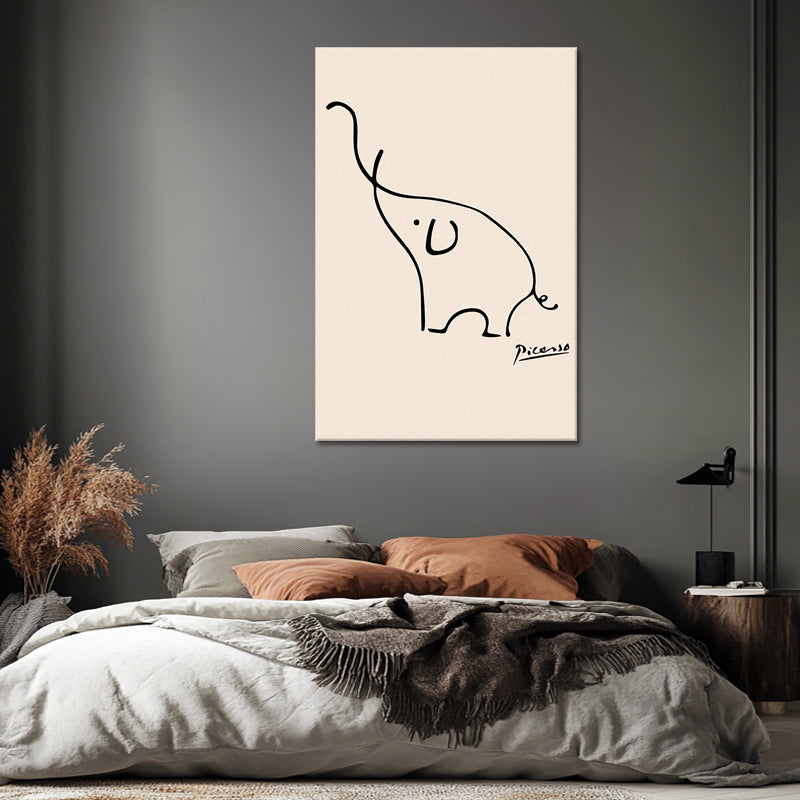 Skizze eines Elefanten - Picasso