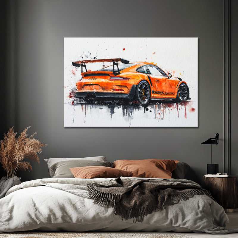 Porsche GT3 RS Automobilkunst