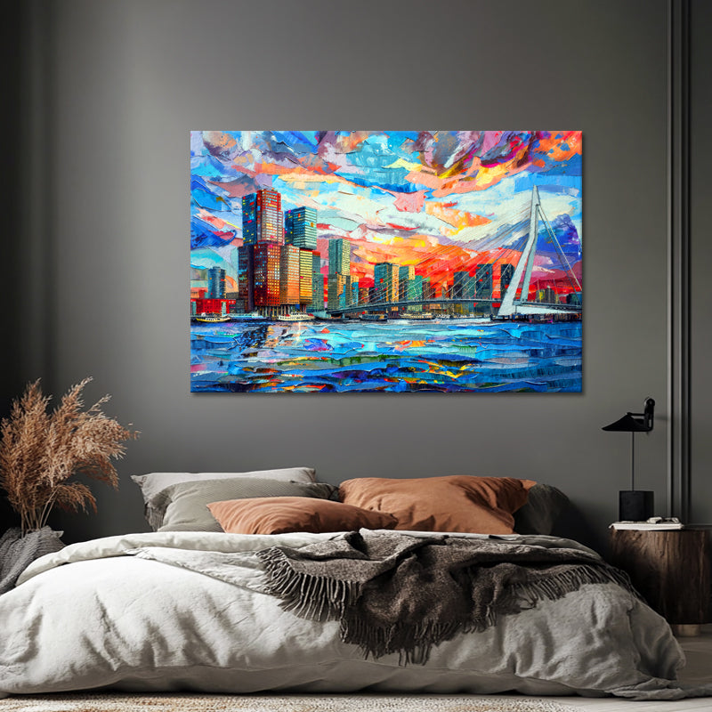 Kunstwerk von Rotterdam