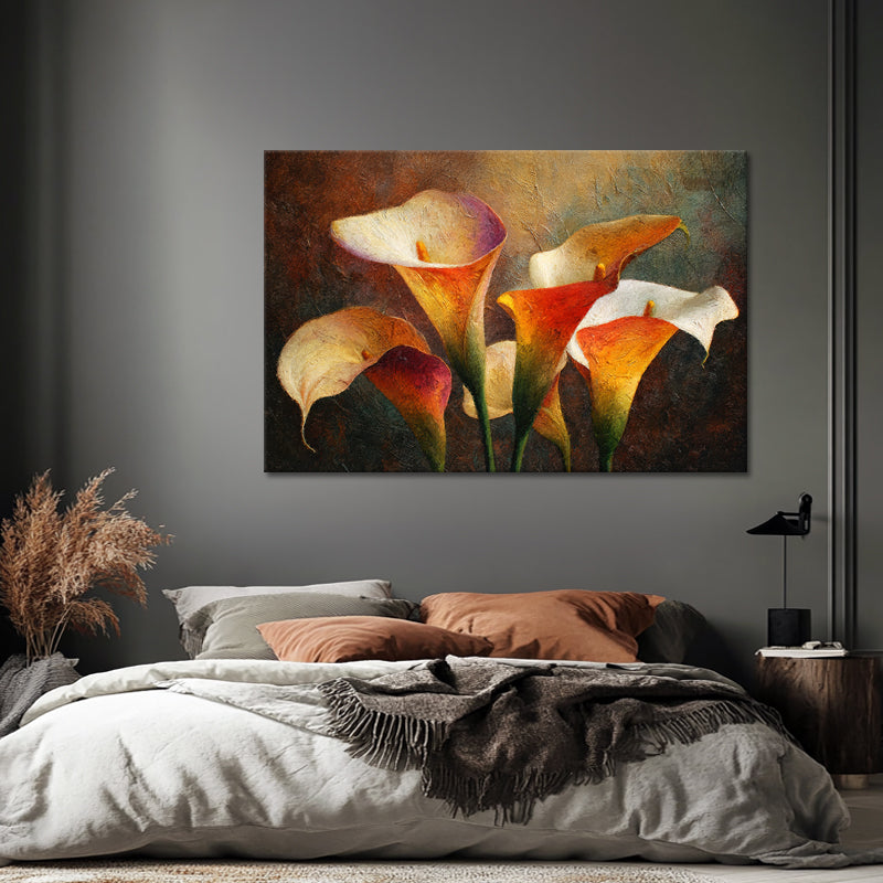 Warme Calla-Lilien
