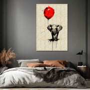 Elefant und Luftballon