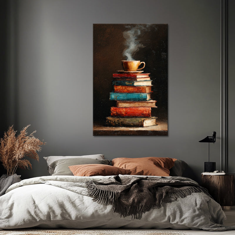 Bücher und Kaffee