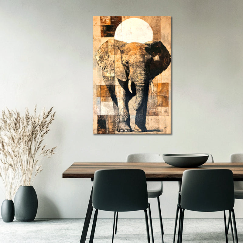 Geometrischer Elefant