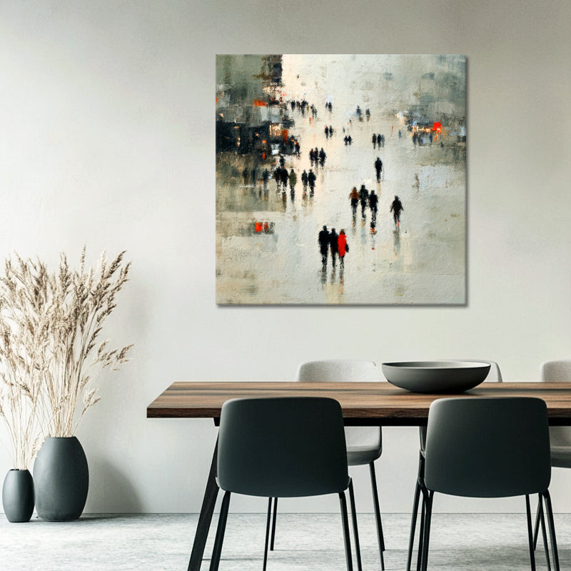 Stadtleben abstrakte Kunst