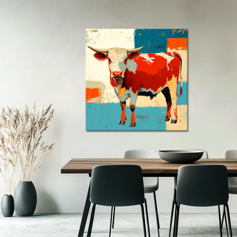 Stier in Bewegung