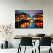 Amsterdamer Gracht bei Nacht