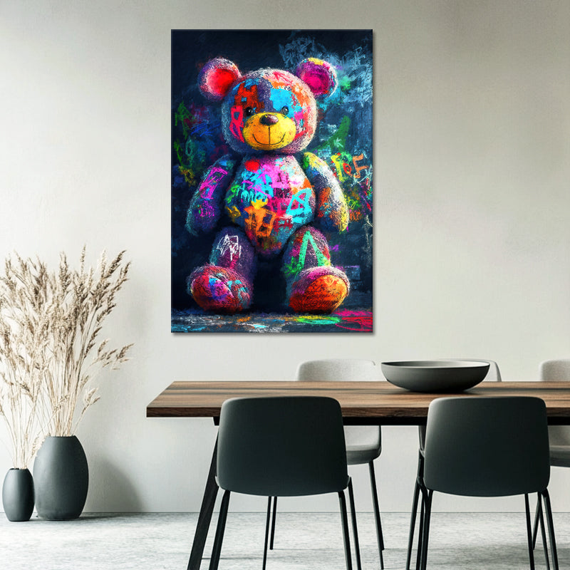Teddybär-Kunstgemälde