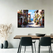 Sommerliches italienisches Dorf