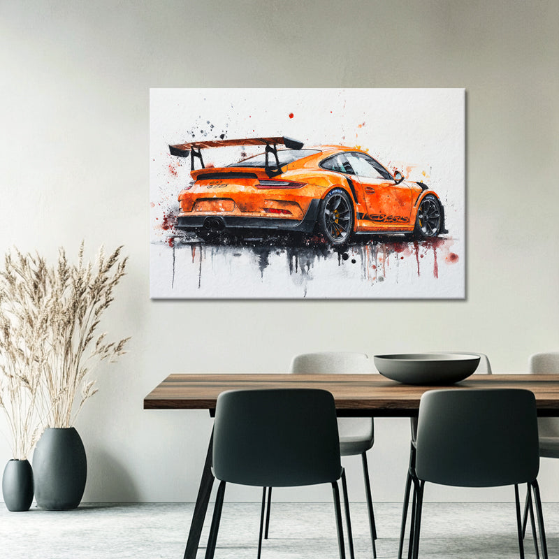Porsche GT3 RS Automobilkunst