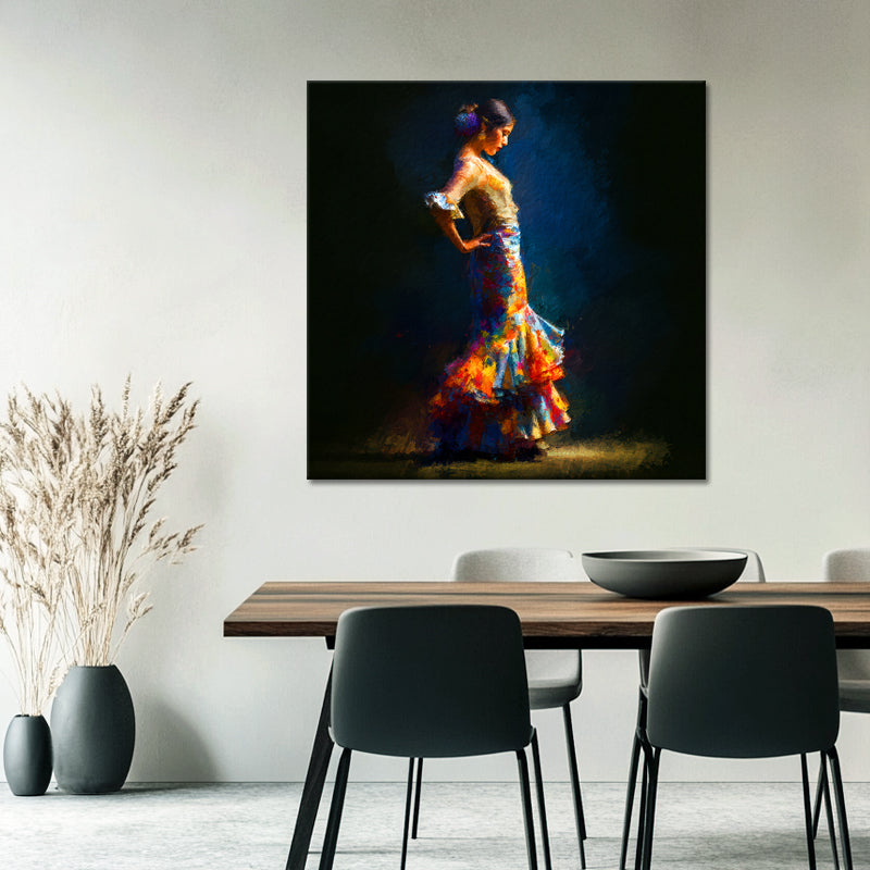 Porträt Spanischer Flamenco