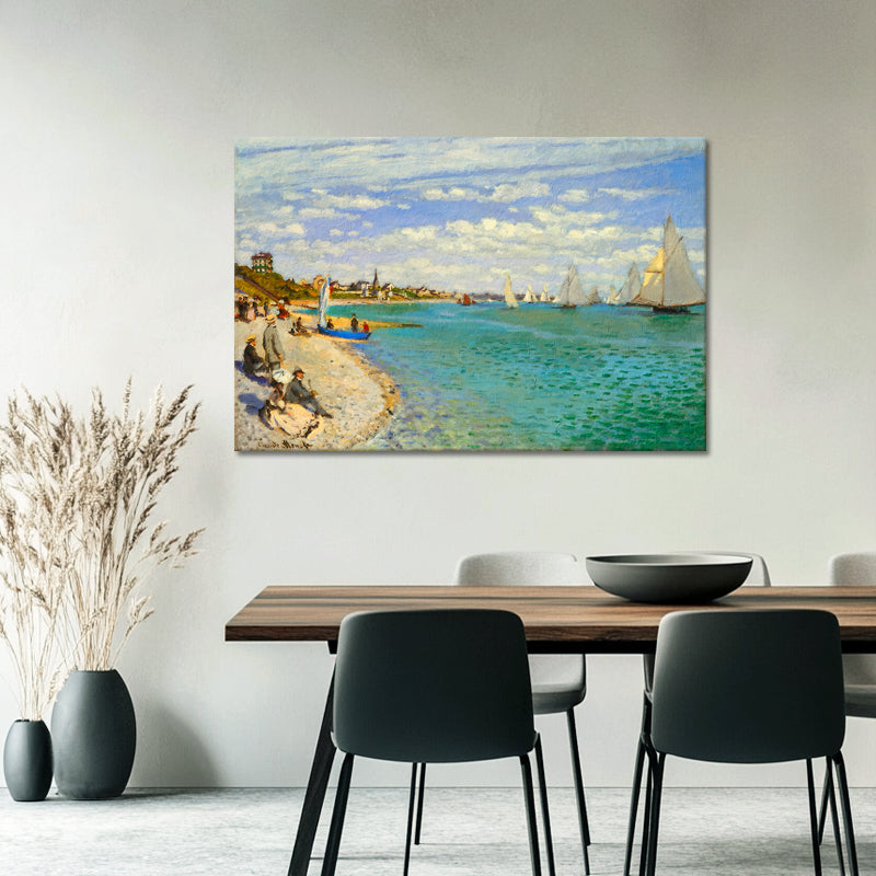 Regatta in Sainte-Adresse - Claude Monet