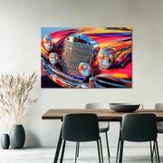 Farbenfroher Mercedes