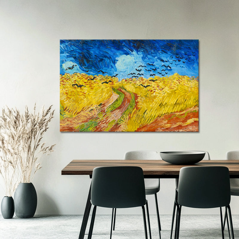 Weizenfeld mit Krähen - Van Gogh