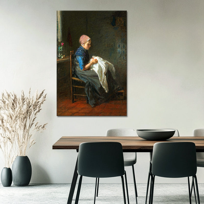 Die kleine Näherin II - Jozef Israëls