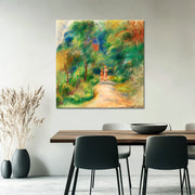 Zwei Figuren auf einem Weg - Pierre-Auguste Renoir