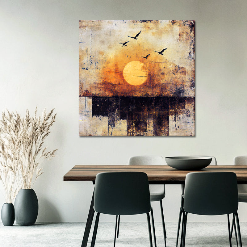 Sonnenuntergang abstrakt