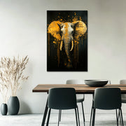 Elefant Abstraktes Kunstwerk