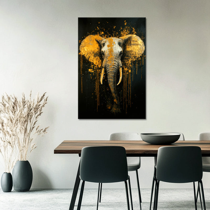 Elefant Abstraktes Kunstwerk