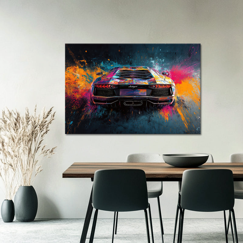 Lamborghini Aventador Gemälde