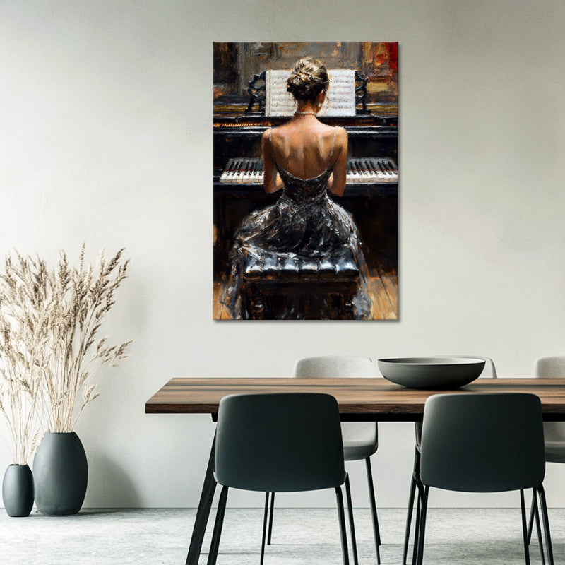 Kunstwerk Pianistin