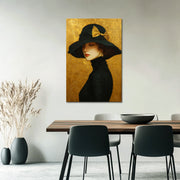Elegante schwarze Mütze
