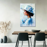 Moderne Frau mit Hut
