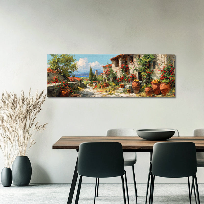 Mediterranes Dorfbild