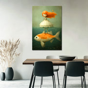 Mädchen mit Goldfisch III
