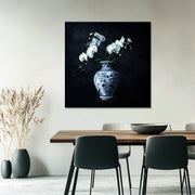 Orchidee in Delfter Blauw vaas