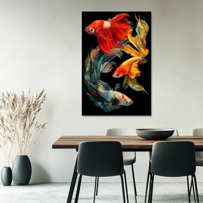 Gemälde drei Fische