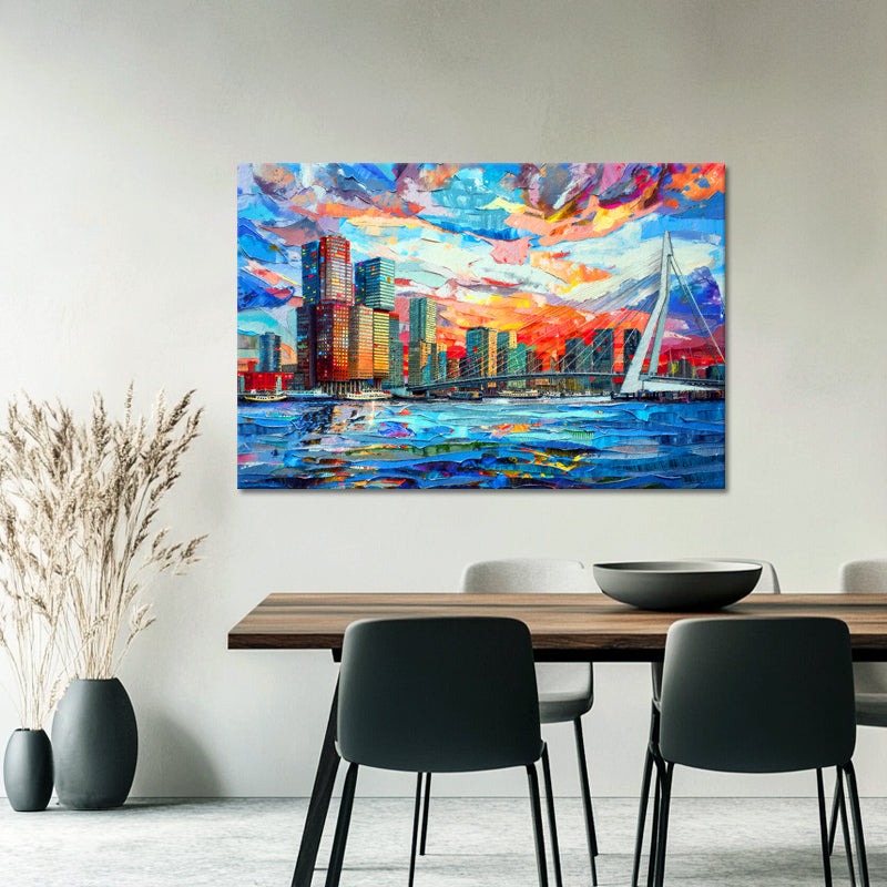 Kunstwerk von Rotterdam
