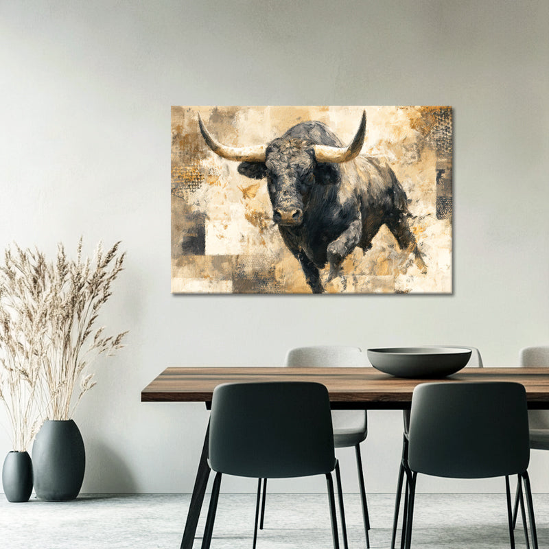 Rennender Stier