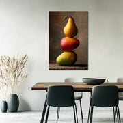 Stillleben mit Mango und Birnen